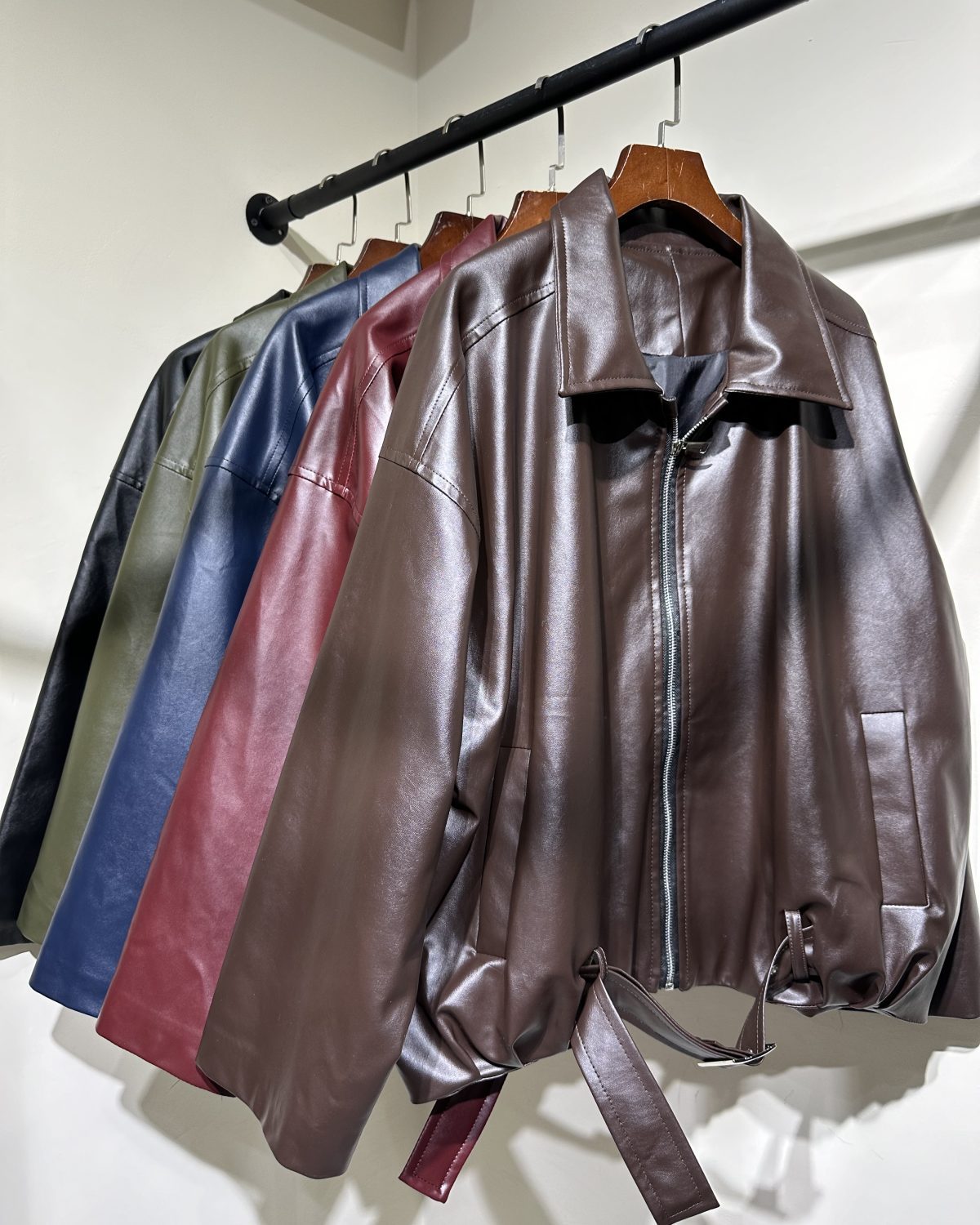 بامبر چرم کمرسگک دار کد 12331