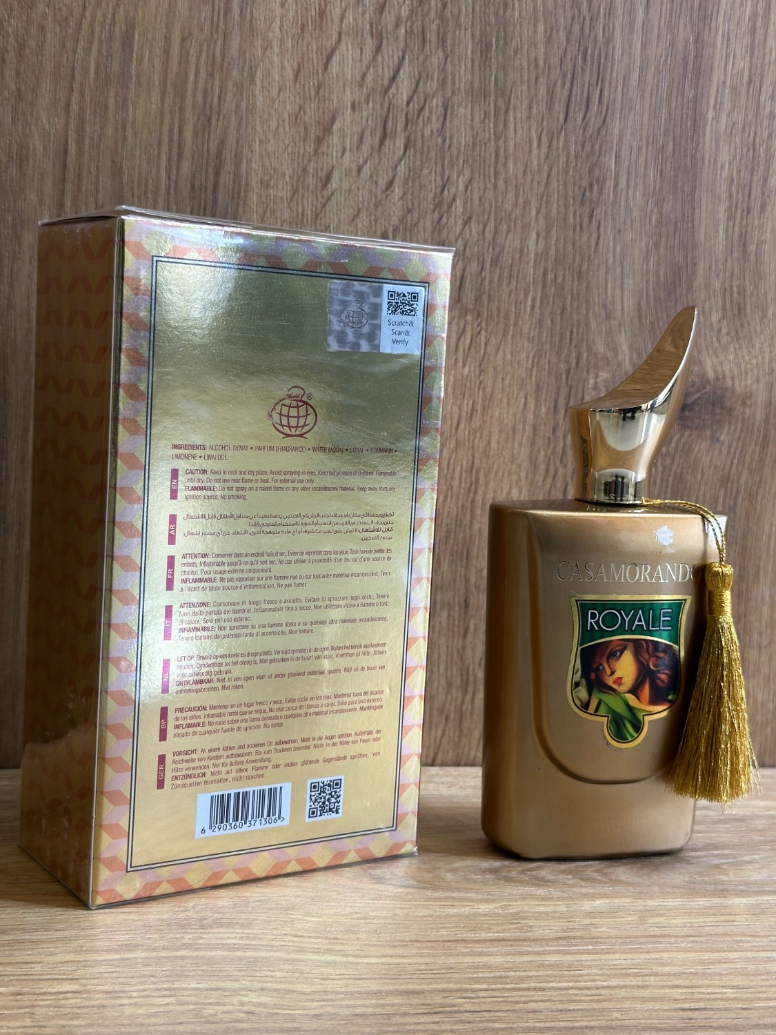 عطر ادکلن زنانه زرجوف کازاموراتی لیرا فراگرنس ورد Fragrance World Xerjoff Casamorati Lira حجم 100 میل